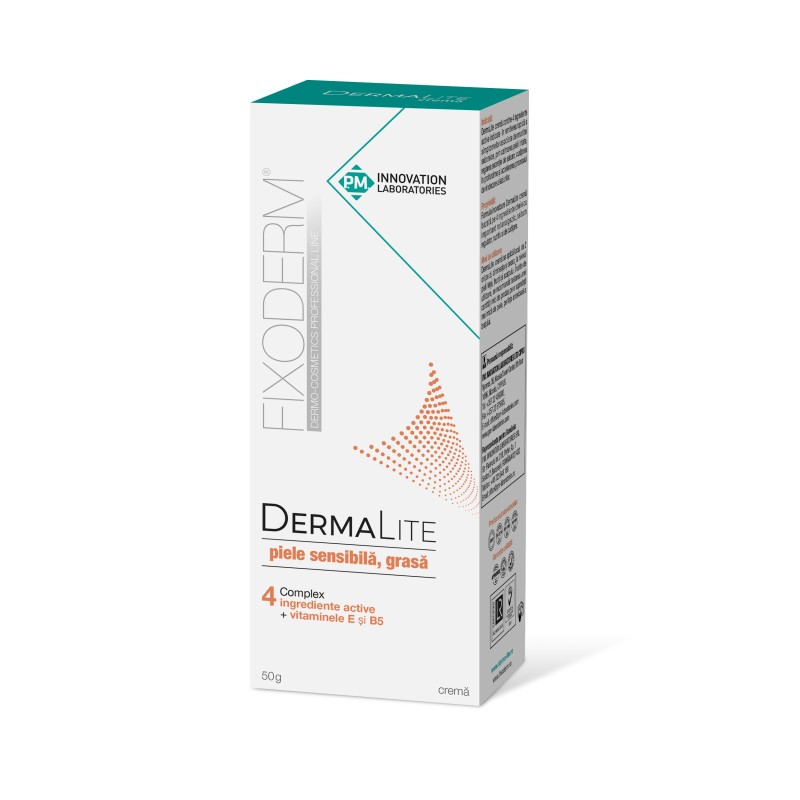 DermaLite cremă pentru piele sensibilă și grasă, 50 g
